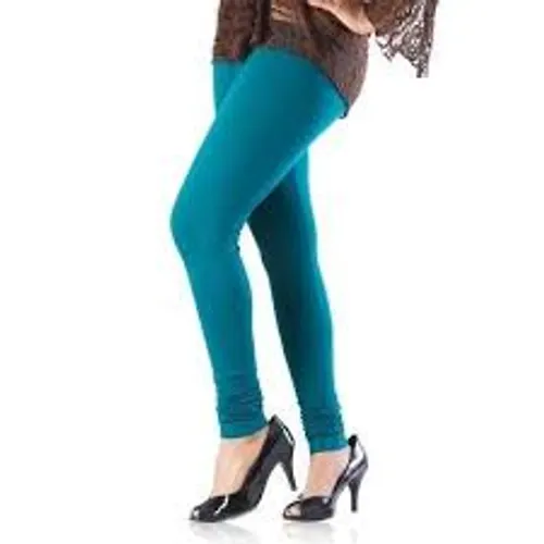 4 WAY CHUDIDAR LEGGINGS PEACOCK BLUE BL10